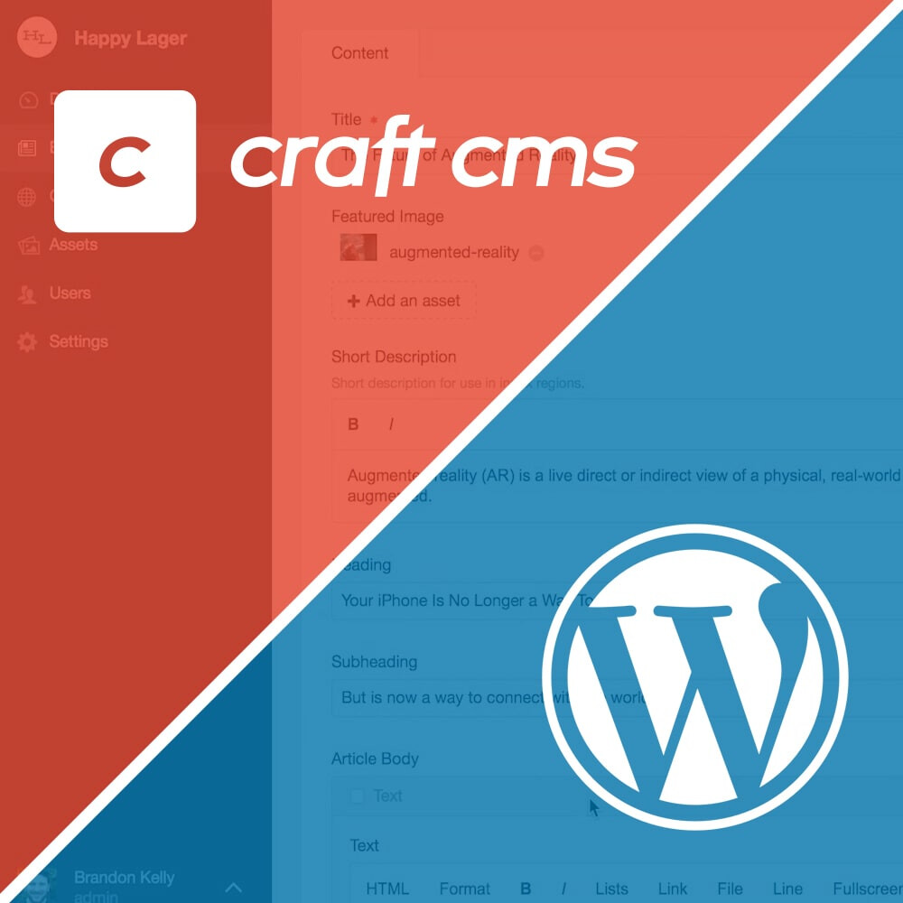 Craft CMS vs WordPress